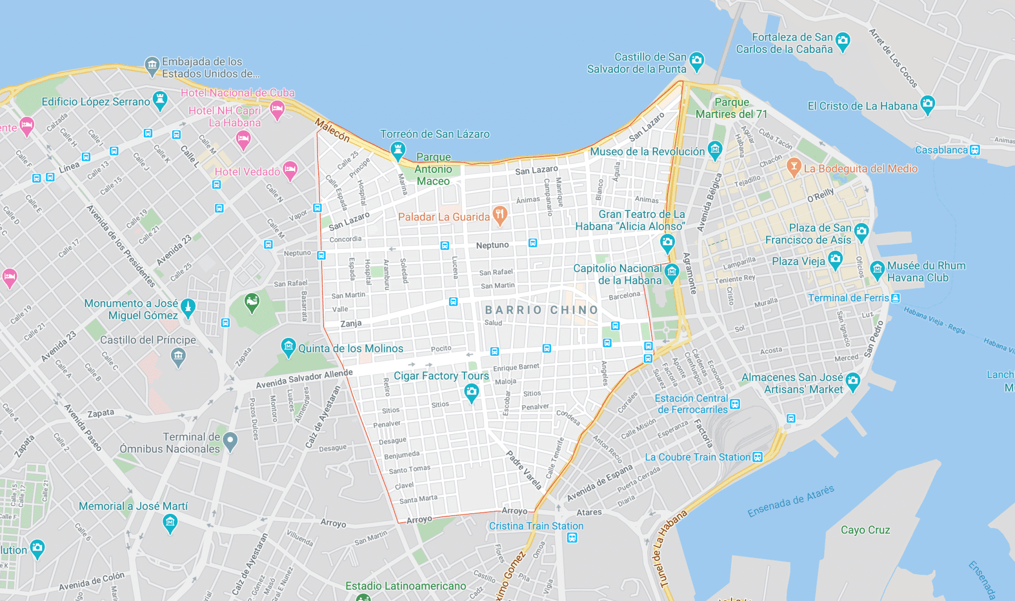 Cuba | La Havane | carte | Centre-ville | conseils | Voyage