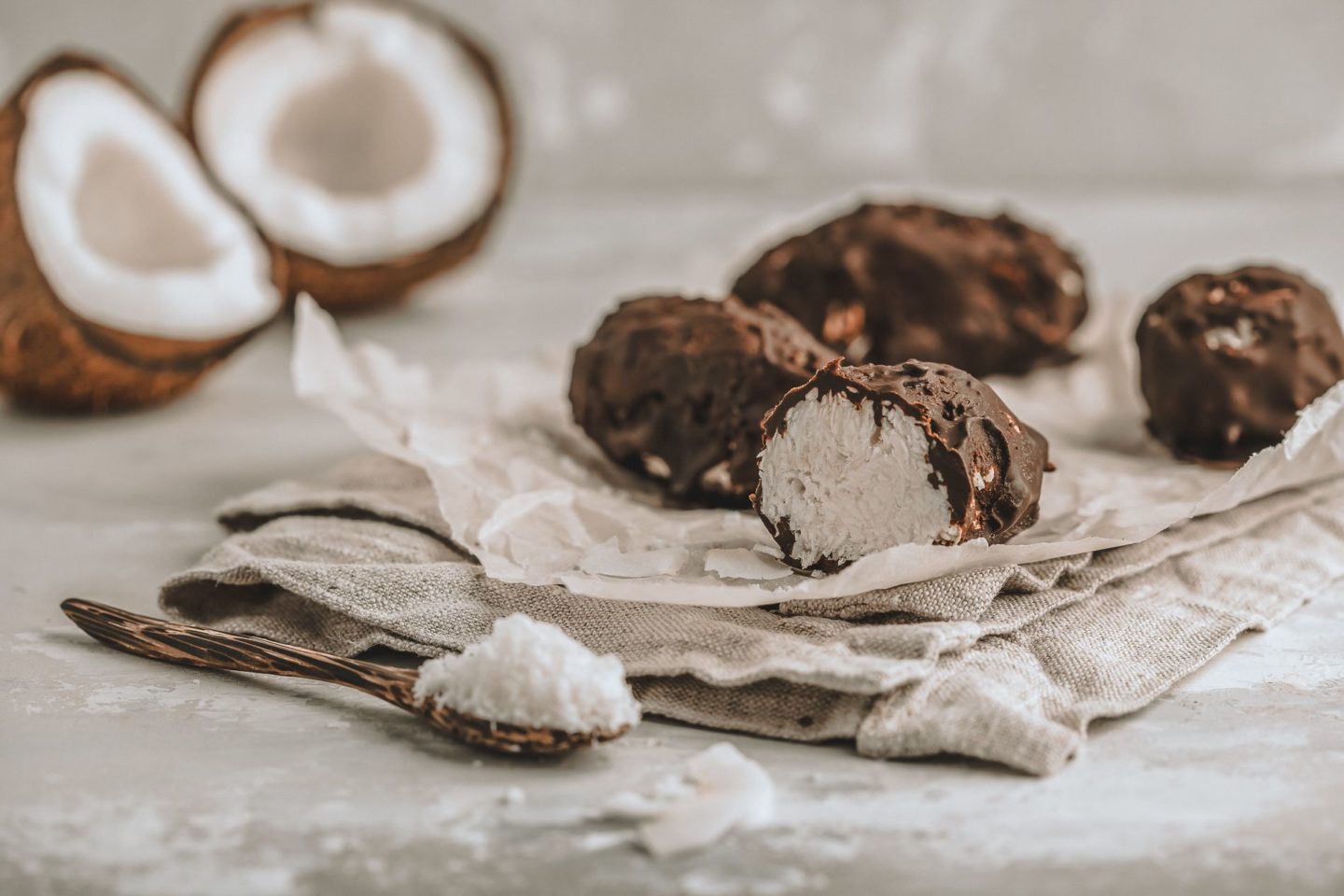 Délicieux Bounty maison, fondant et sans sucre raffiné