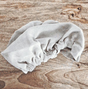 Recouvre-bol en voile de lin