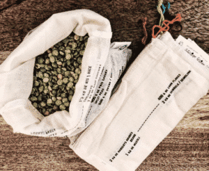 5 sacs à vrac gradués légumineuses